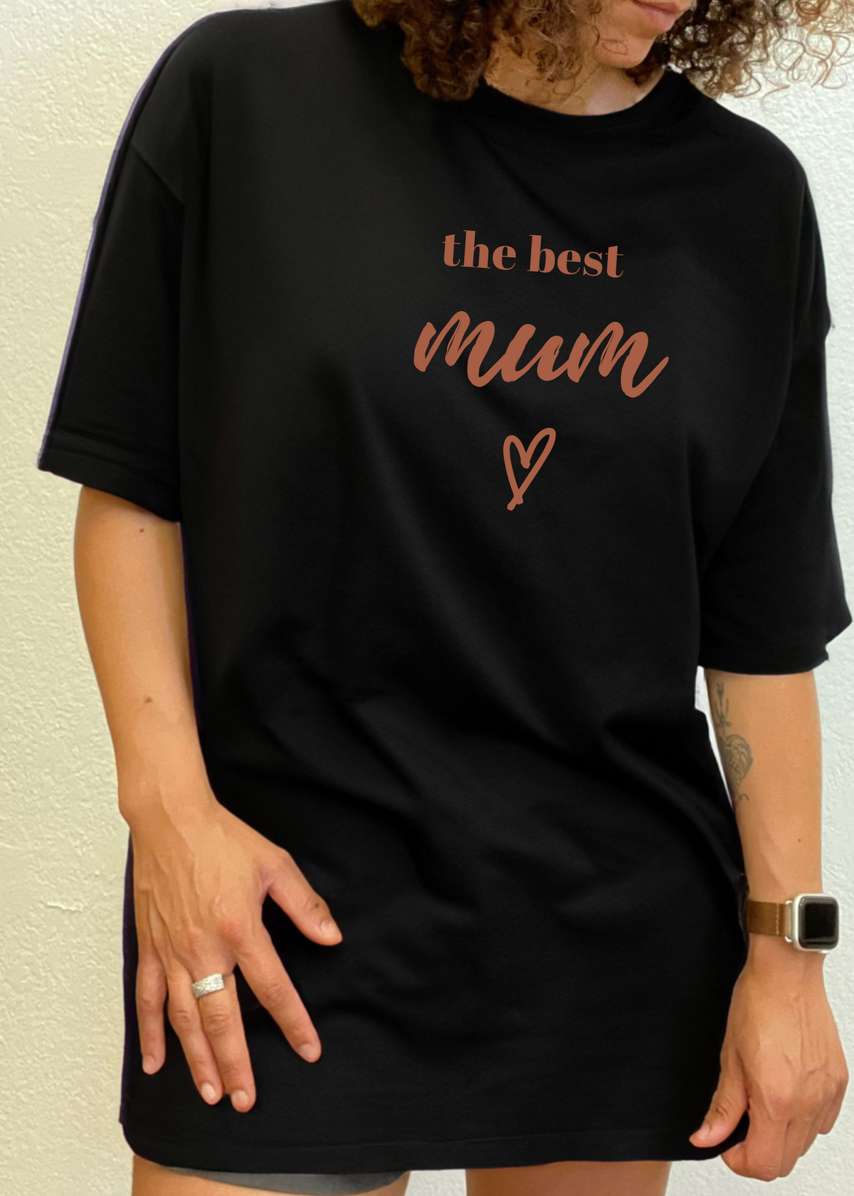 The Best Mum Unisex Bamboo Viscose/Organic Cotton Short Sleeve Graphic T-Shirt