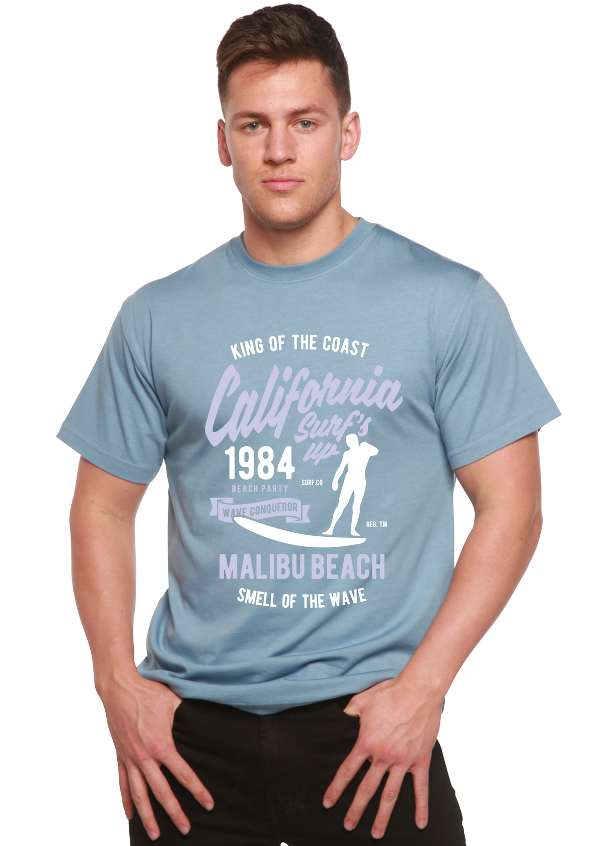 California 1984 Spun Bamboo® Men's Bamboo Viscose/Organic Cotton Short Sleeve Graphic T-Shirt