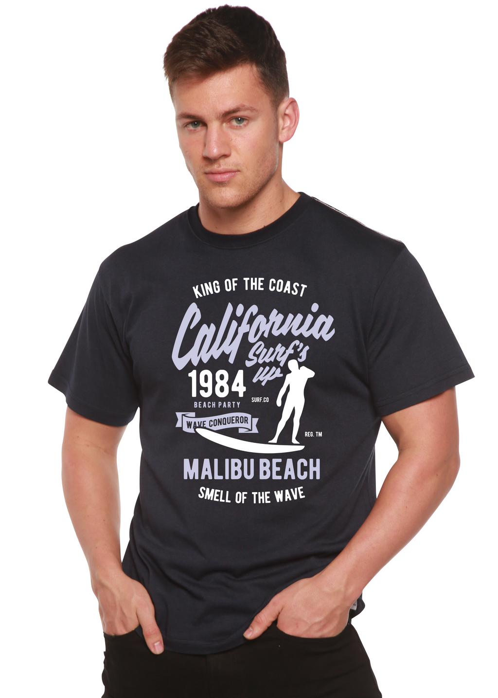 California 1984 Spun Bamboo® Men's Bamboo Viscose/Organic Cotton Short Sleeve Graphic T-Shirt