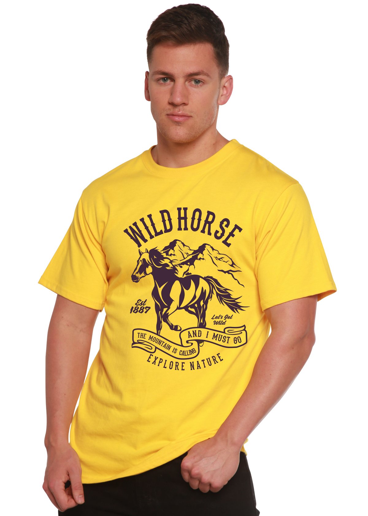 Wild Horse Spun Bamboo® Men's Bamboo Viscose/Organic Cotton Short Sleeve Graphic T-Shirt
