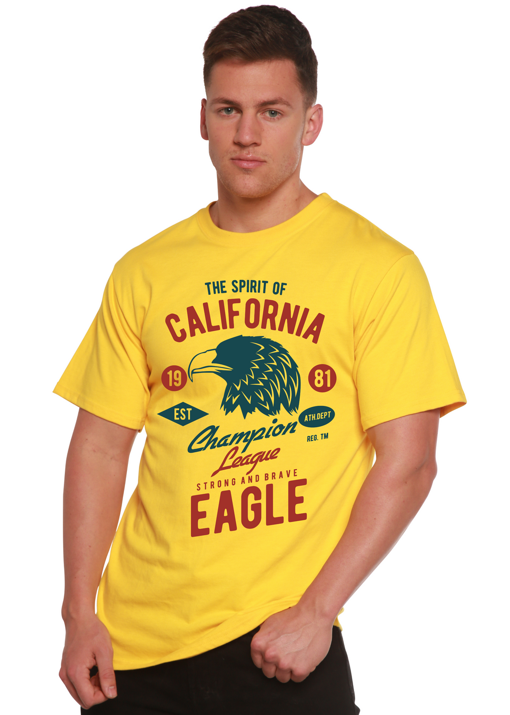 The Spirit of Spun Bamboo® Men's Bamboo Viscose/Organic Cotton Short Sleeve Graphic T-Shirt