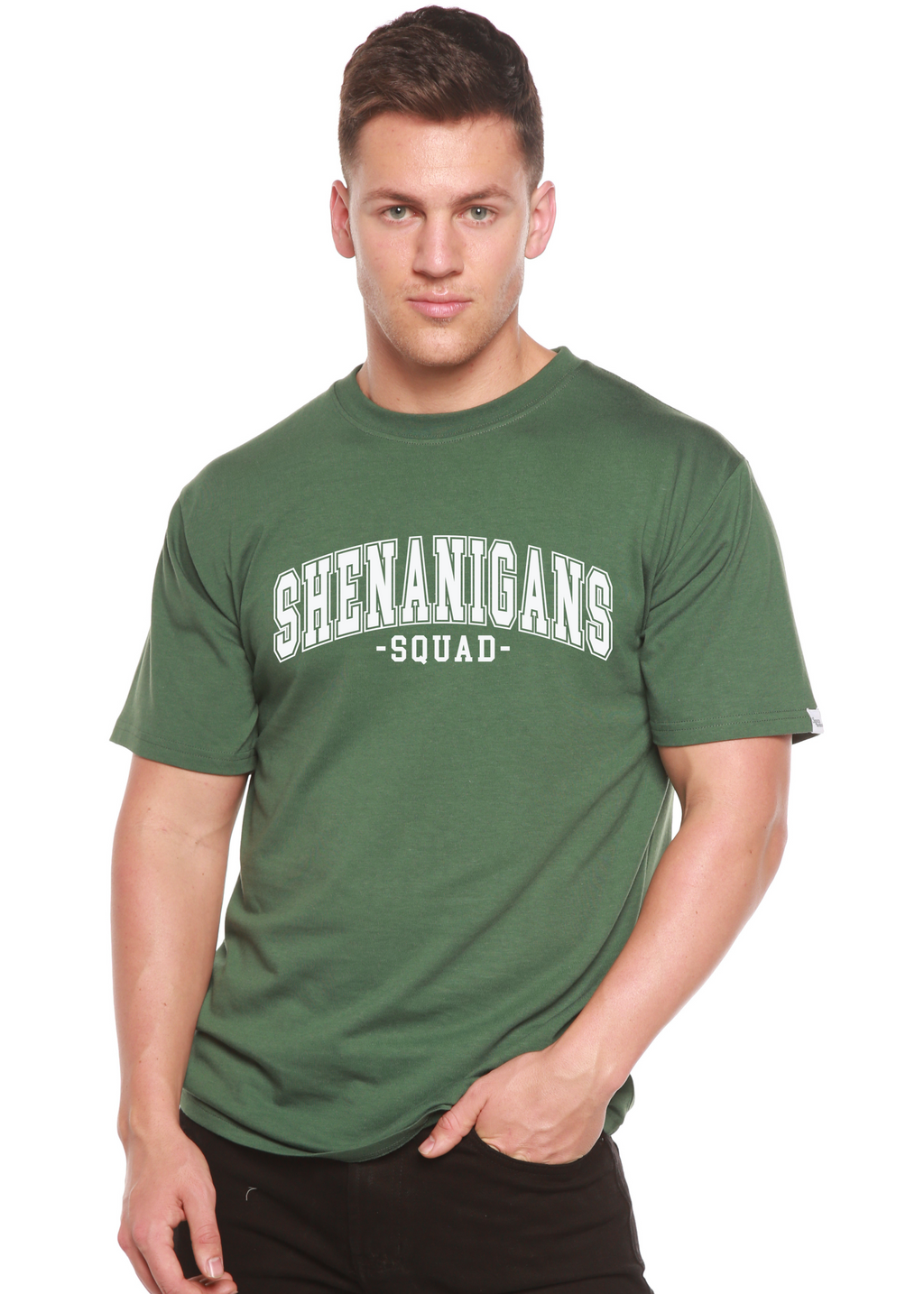 Shenanigans Squad Unisex Bamboo/Cotton Graphic T-Shirt