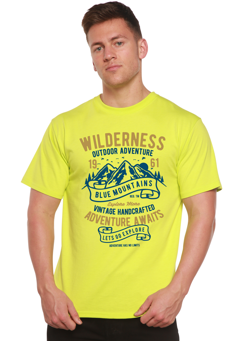 Wilderness Spun Bamboo® Men's Bamboo Viscose/Organic Cotton Short Sleeve Graphic T-Shirt