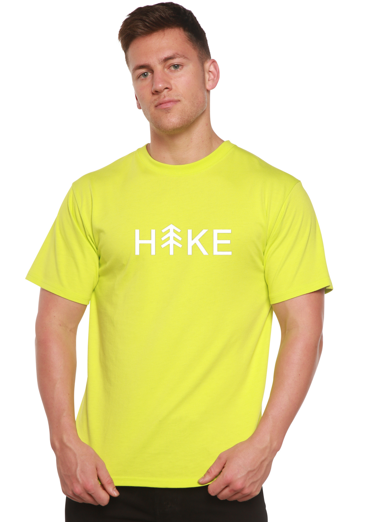 Hike Men's Bamboo Viscose/Organic Cotton Short Sleeve Graphic T-Shirt