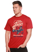 Air Show Men's Bamboo Viscose/Organic Cotton Short Sleeve Graphic T-Shirt