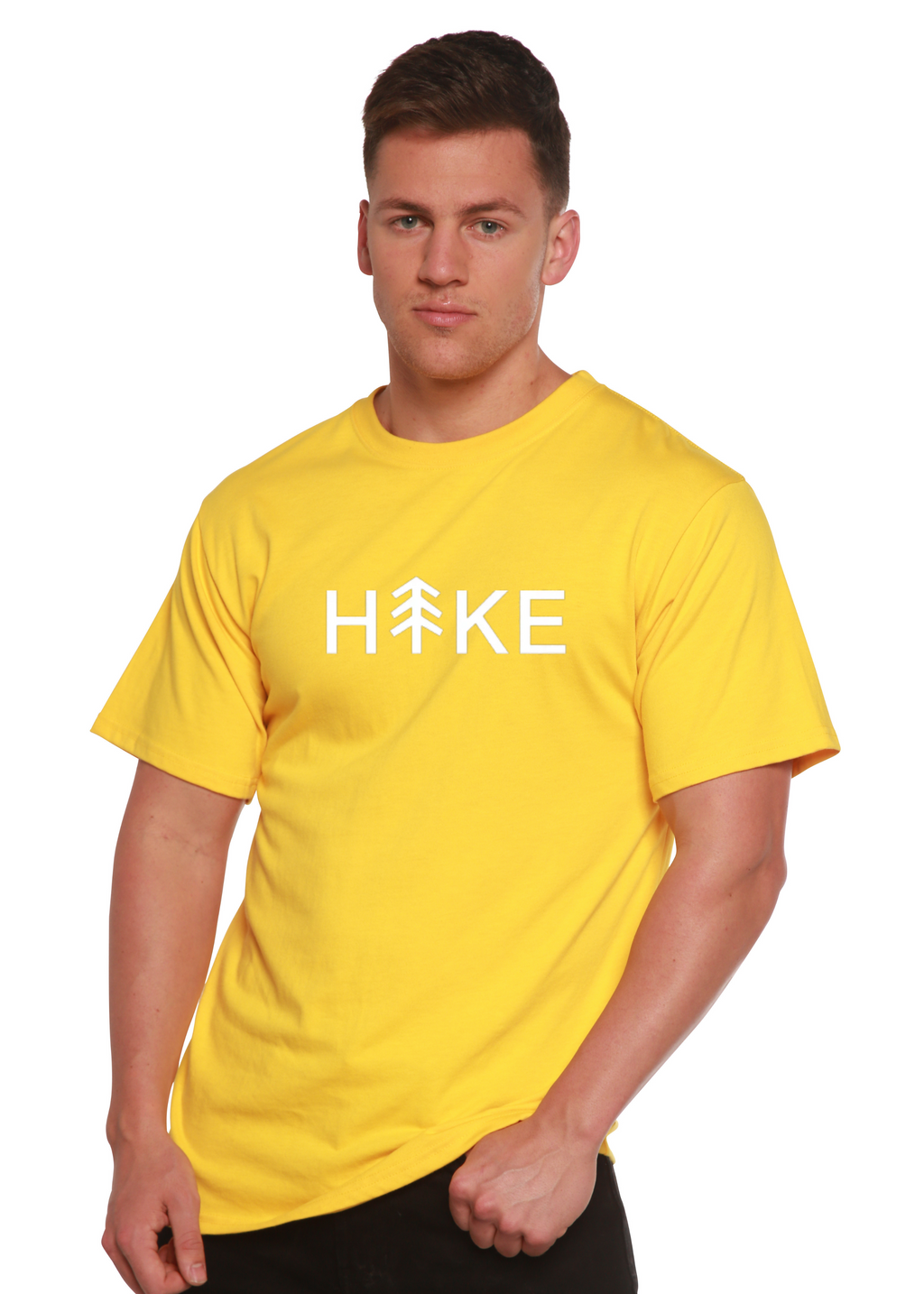 Hike Men's Bamboo Viscose/Organic Cotton Short Sleeve Graphic T-Shirt
