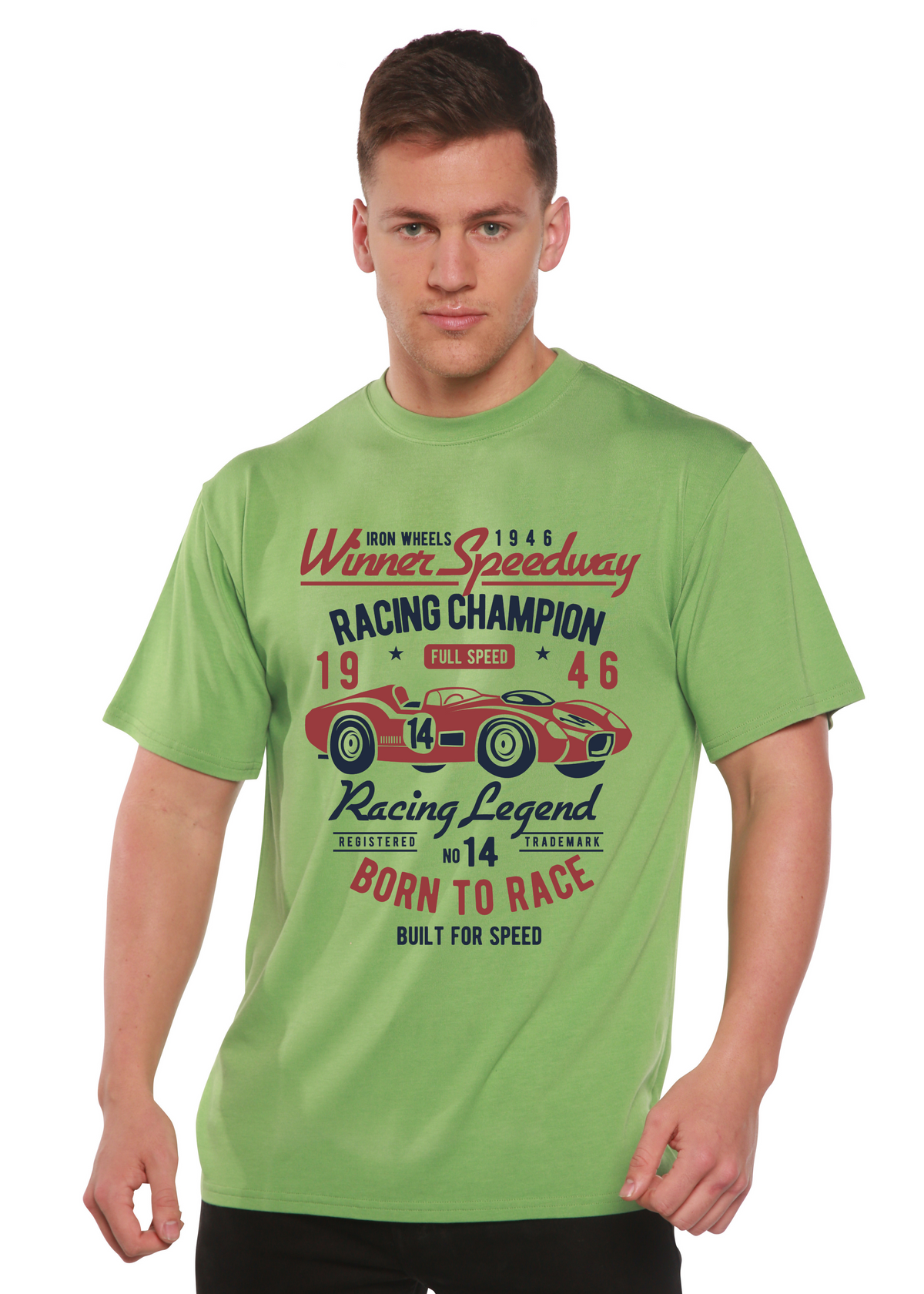 Winner Speedway Spun Bamboo® Men's Bamboo Viscose/Organic Cotton Short Sleeve Graphic T-Shirt