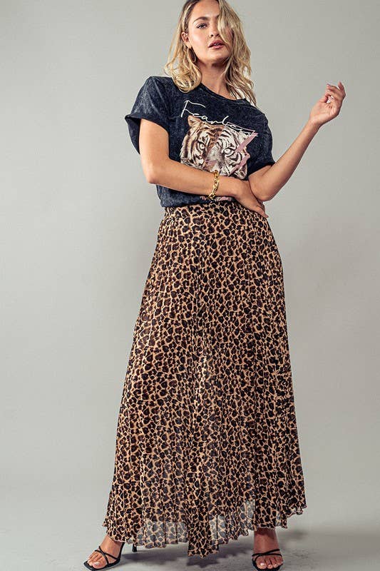 Fierce Flow Leopard Skirt