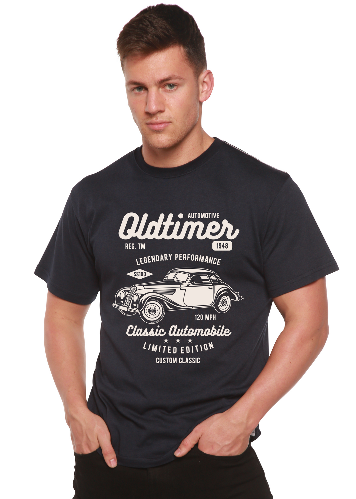 Oldtimer Spun Bamboo® Men's Bamboo Viscose/Organic Cotton Short Sleeve Graphic T-Shirt