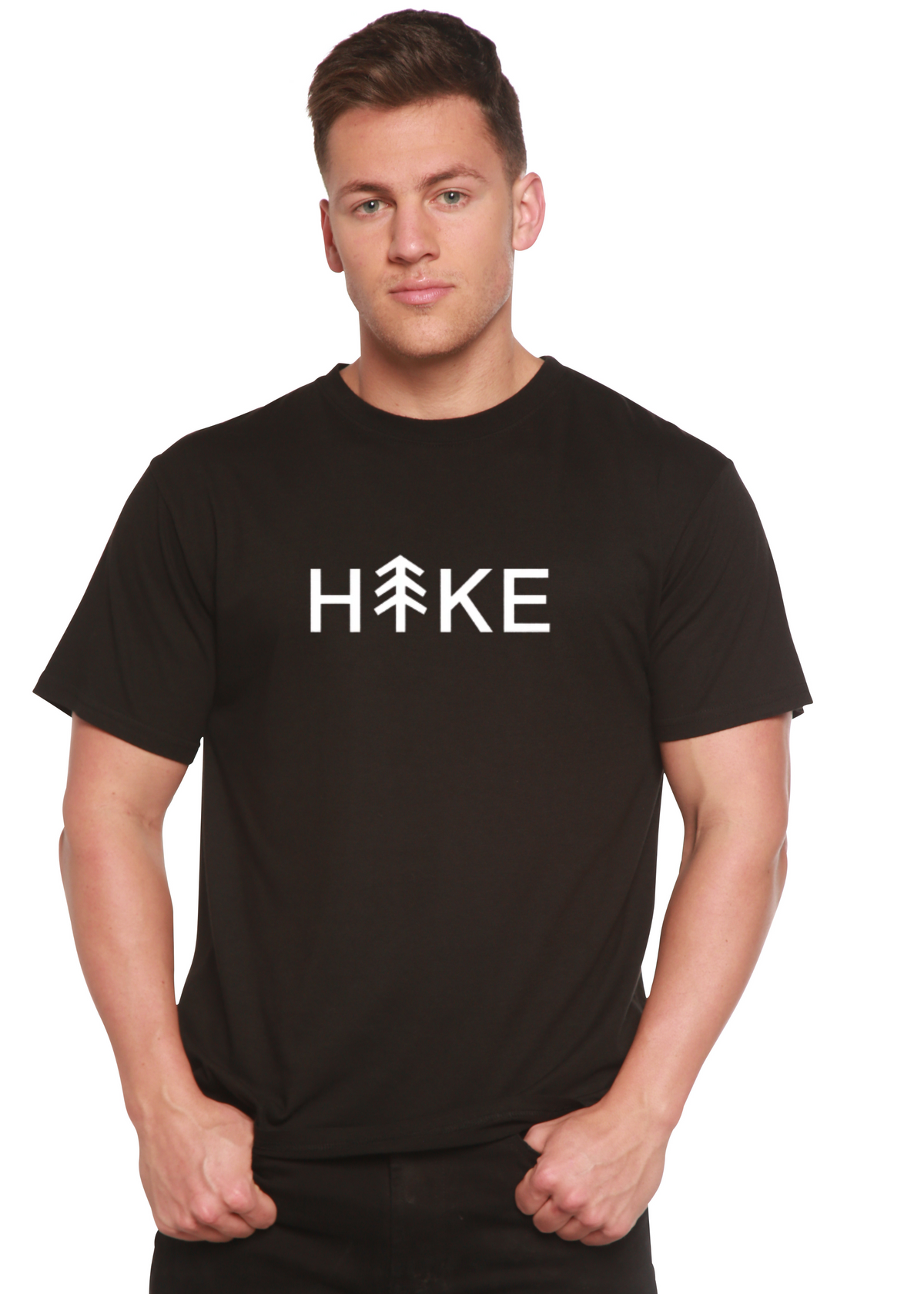 Hike Men's Bamboo Viscose/Organic Cotton Short Sleeve Graphic T-Shirt