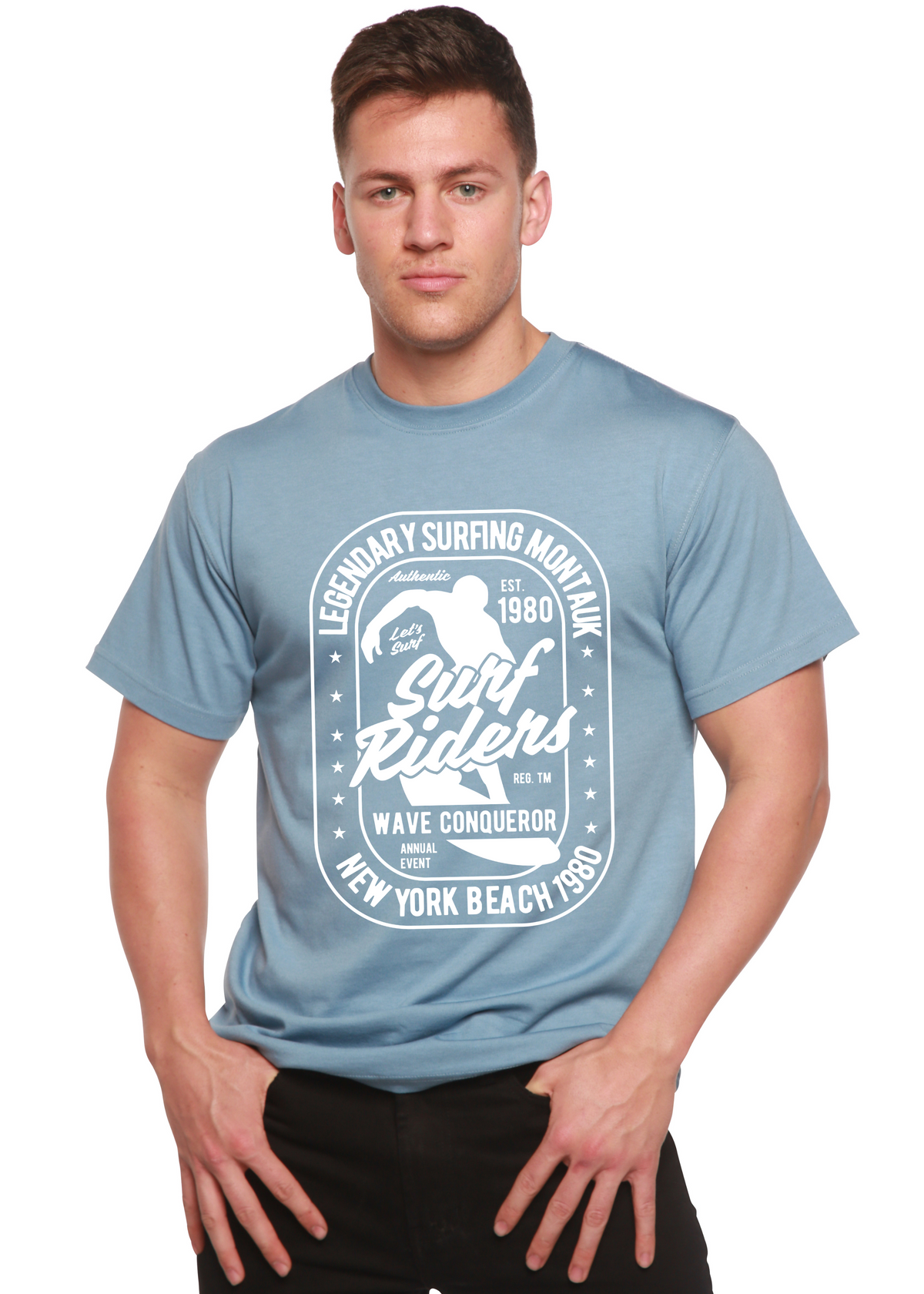 Surf Rider Spun Bamboo® Men's Bamboo Viscose/Organic Cotton Short Sleeve Graphic T-Shirt