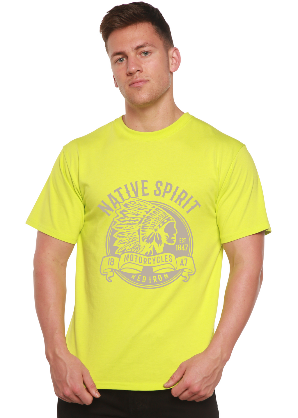 Native Spirit Spun Bamboo® Men's Bamboo Viscose/Organic Cotton Short Sleeve Graphic T-Shirt
