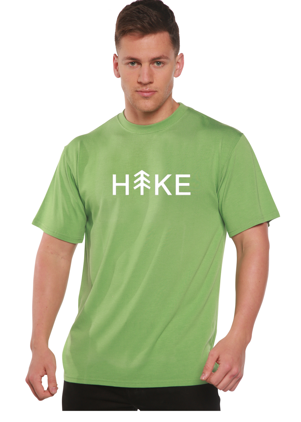 Hike Men's Bamboo Viscose/Organic Cotton Short Sleeve Graphic T-Shirt