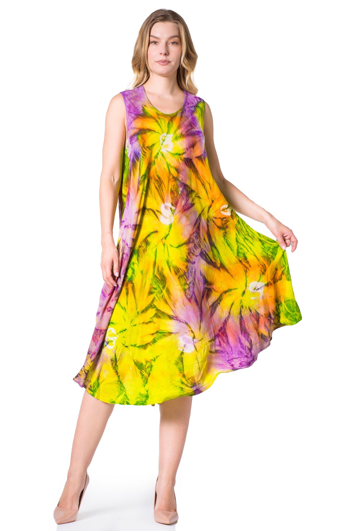 Sakkas Starlight Caftan Tank Dress / Cover Up