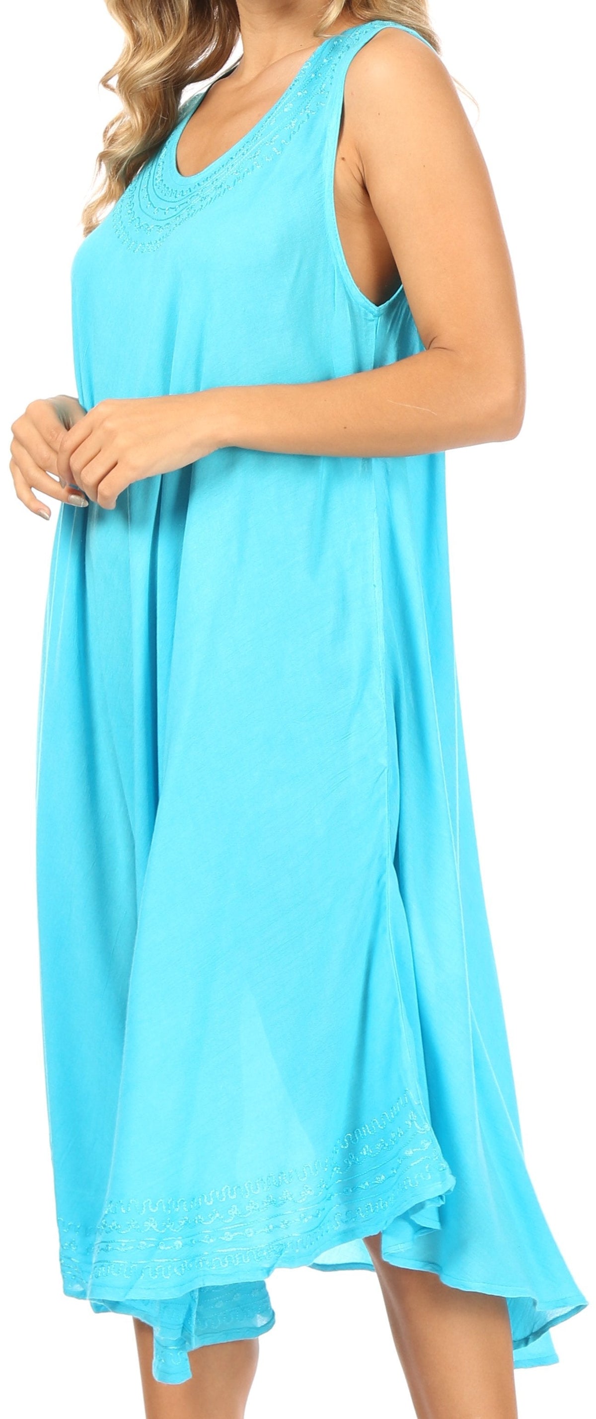 Sakkas Everyday Essentials Caftan Tank Dress / Cover Up