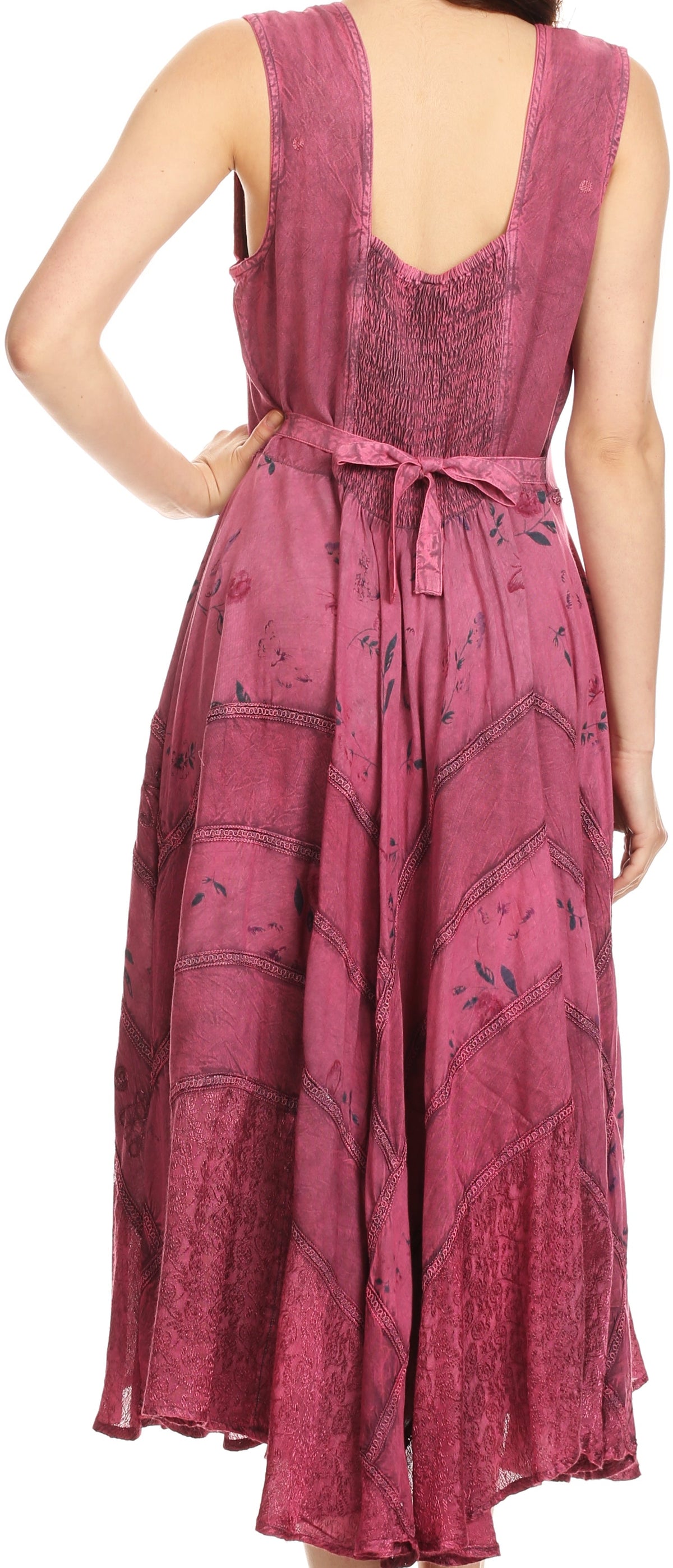 Sakkas Garden Goddess Corset Style Dress