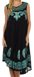 Sakkas Zayna Embroidered Caftan Dress
