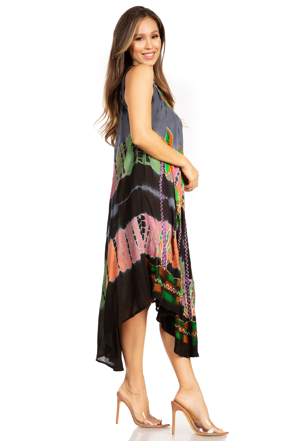 Sakkas Tasanee Caftan Tank Dress / Cover Up