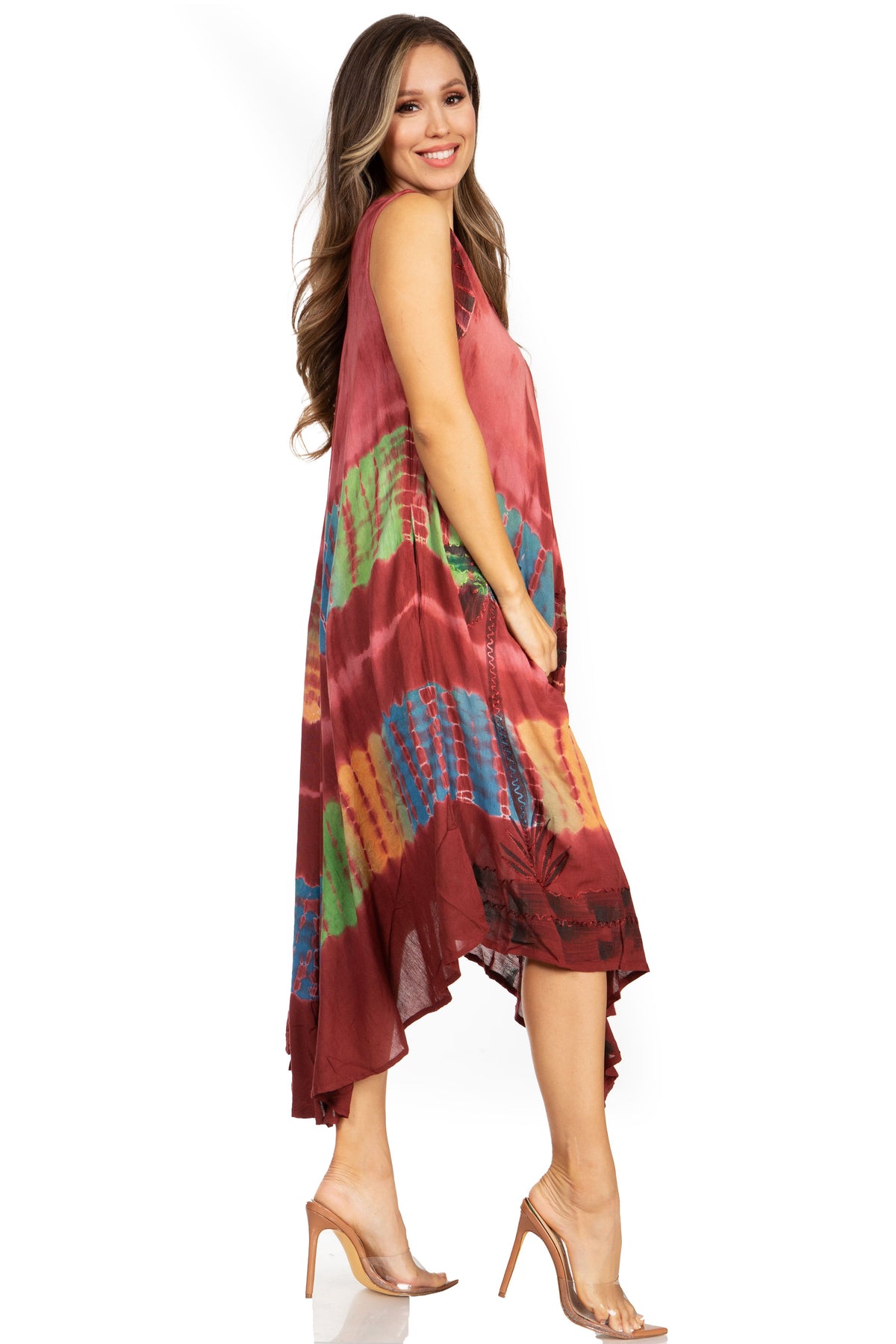 Sakkas Tasanee Caftan Tank Dress / Cover Up