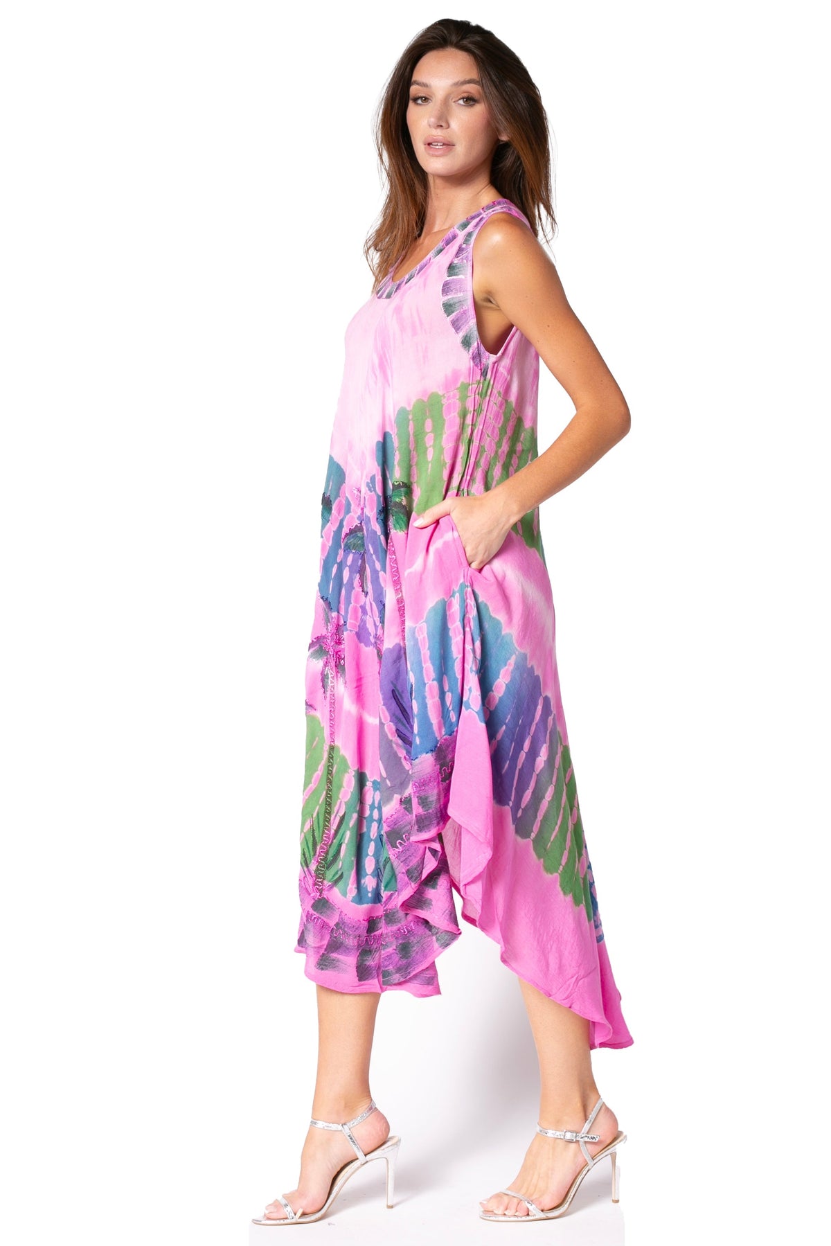 Sakkas Tasanee Caftan Tank Dress / Cover Up