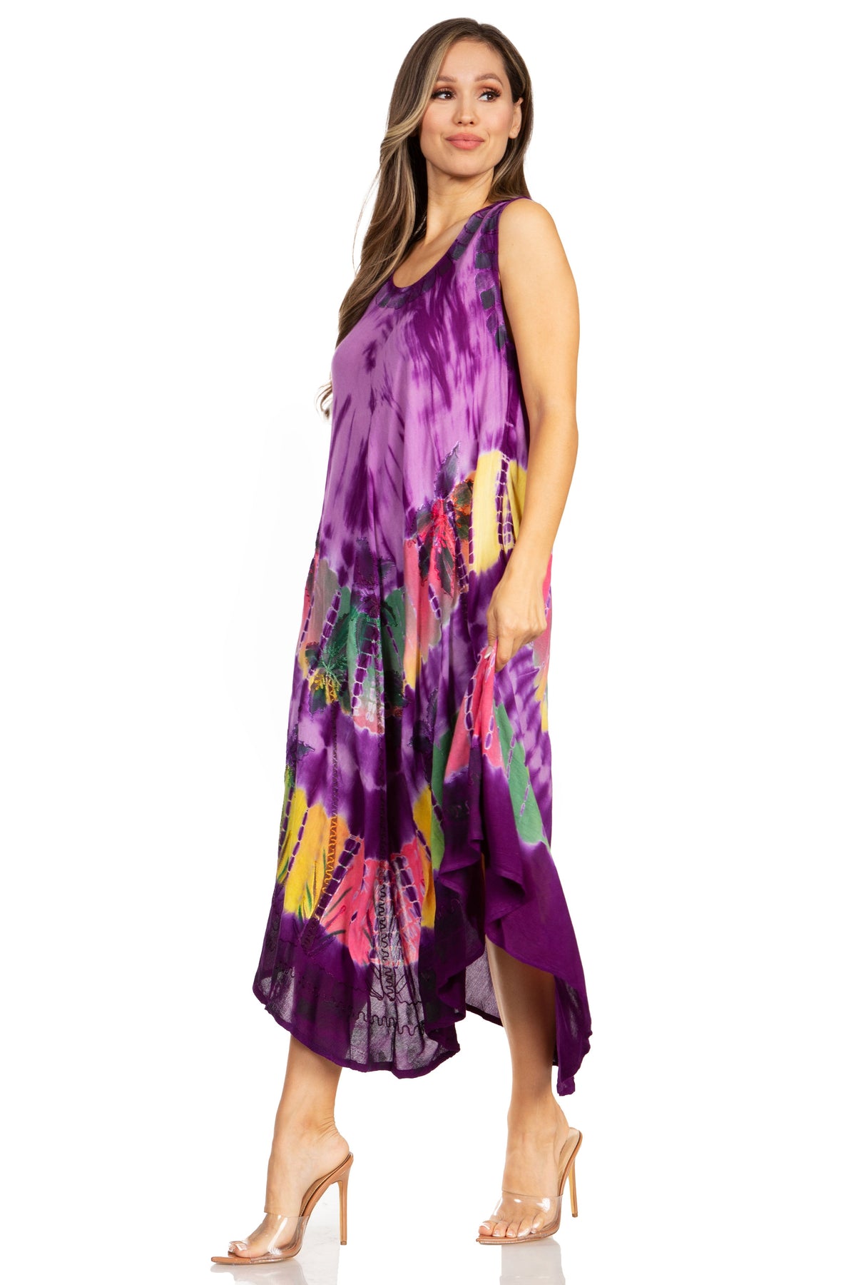 Sakkas Tasanee Caftan Tank Dress / Cover Up