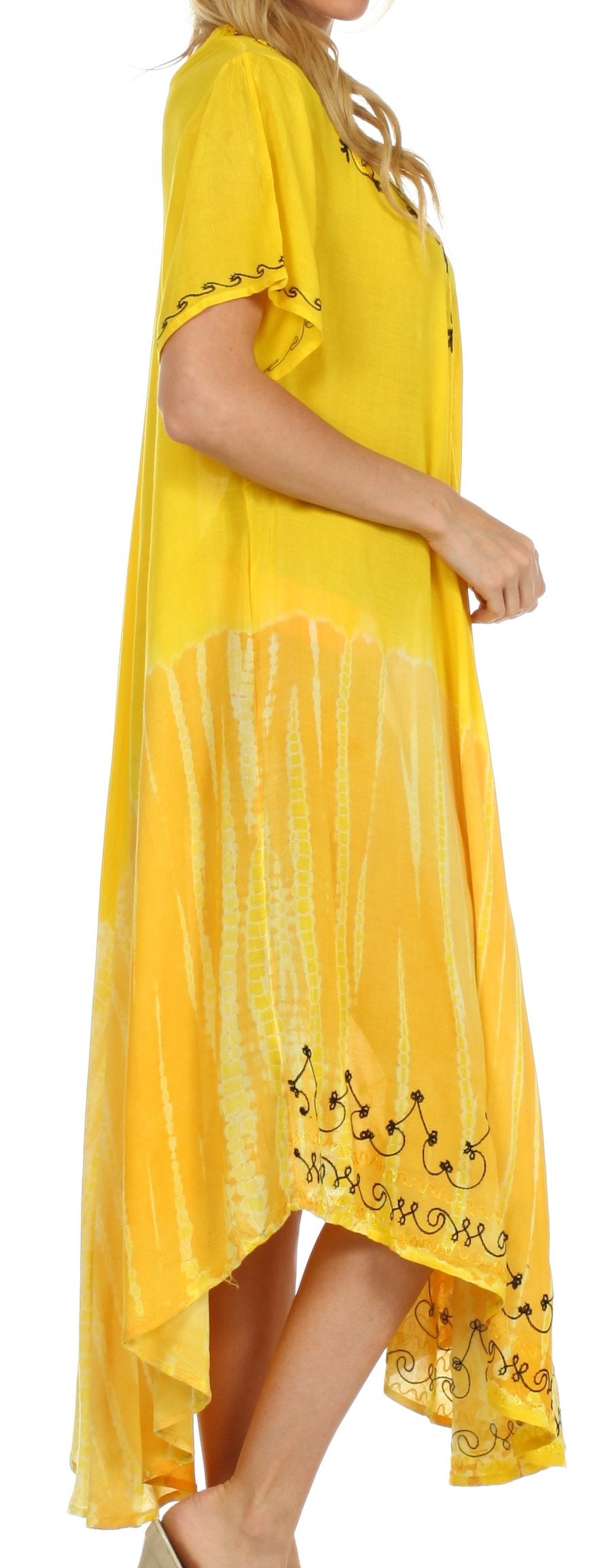 Sakkas Viveka Embroidered Caftan Dress