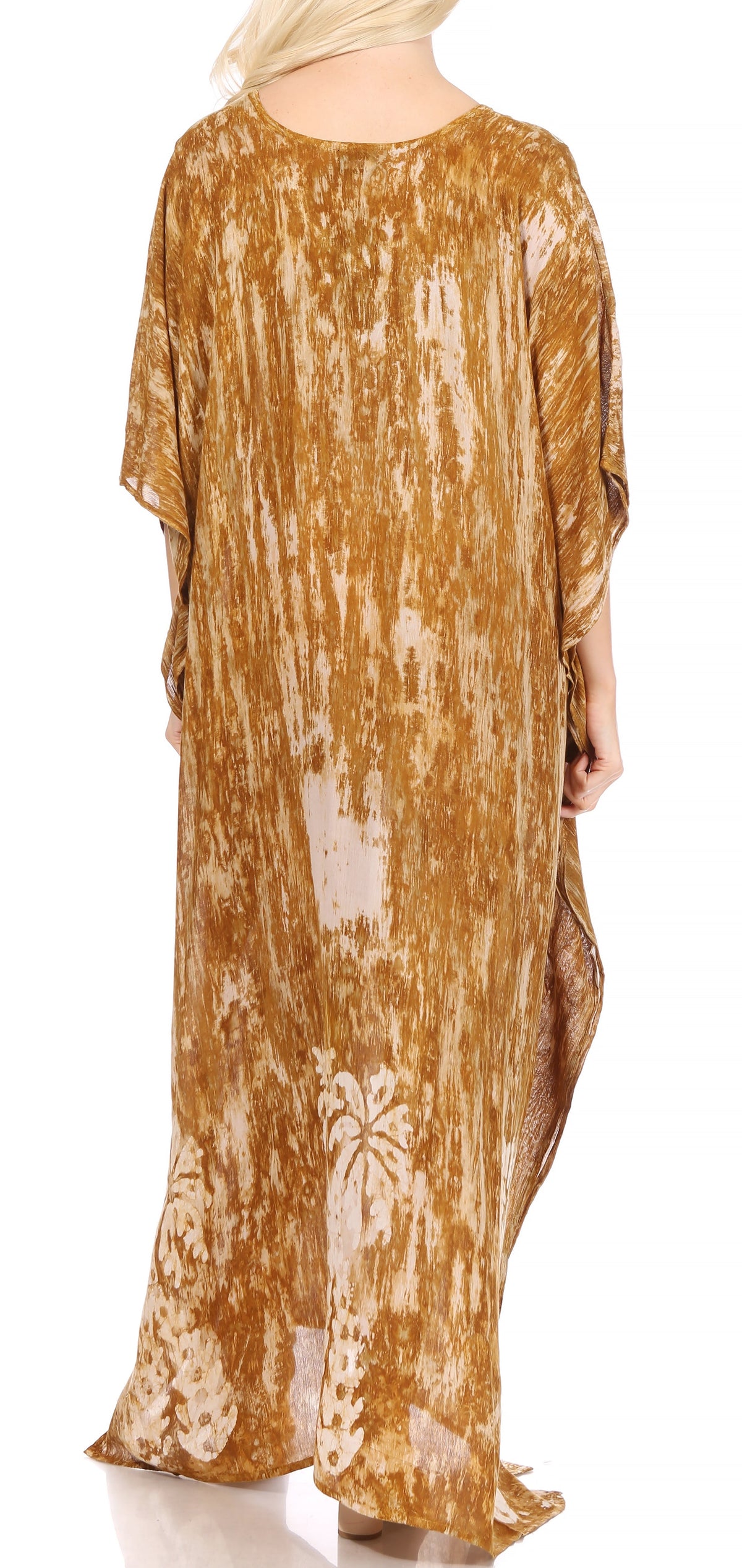 Sakkas Tacy Women's Boho Summer Maxi Dress for Casual or Lounge Wear