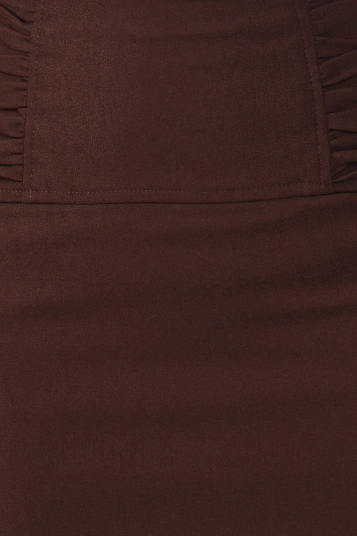 Sakkas Petite High Waist Stretch Pencil Skirt with Shirred Waist Detail