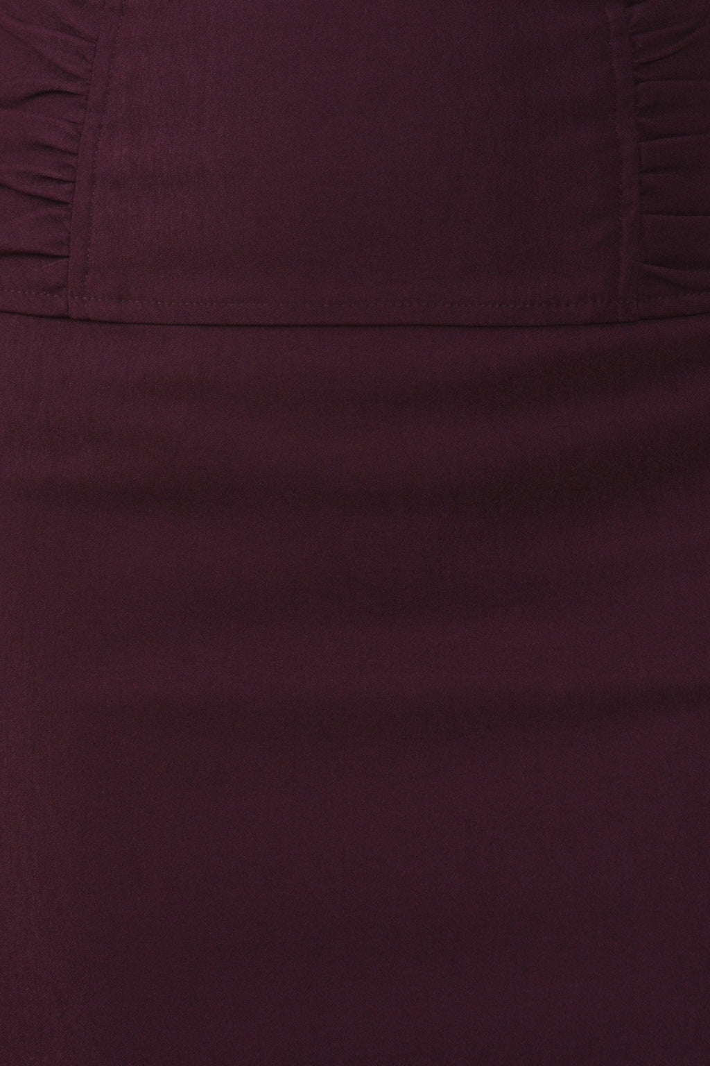 Sakkas Petite High Waist Stretch Pencil Skirt with Shirred Waist Detail
