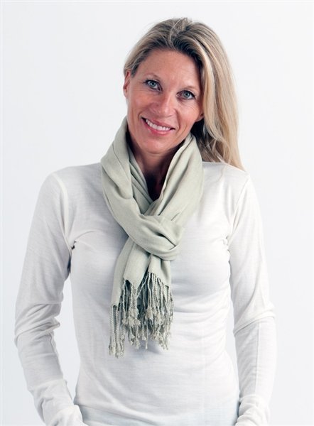 Bamboo Viscose Scarf in Black