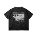 Basketcase Garment Dyed Raw Hem Streetwear Shirt 260GSM Cotton Black Tee With Edgy Faded Hem