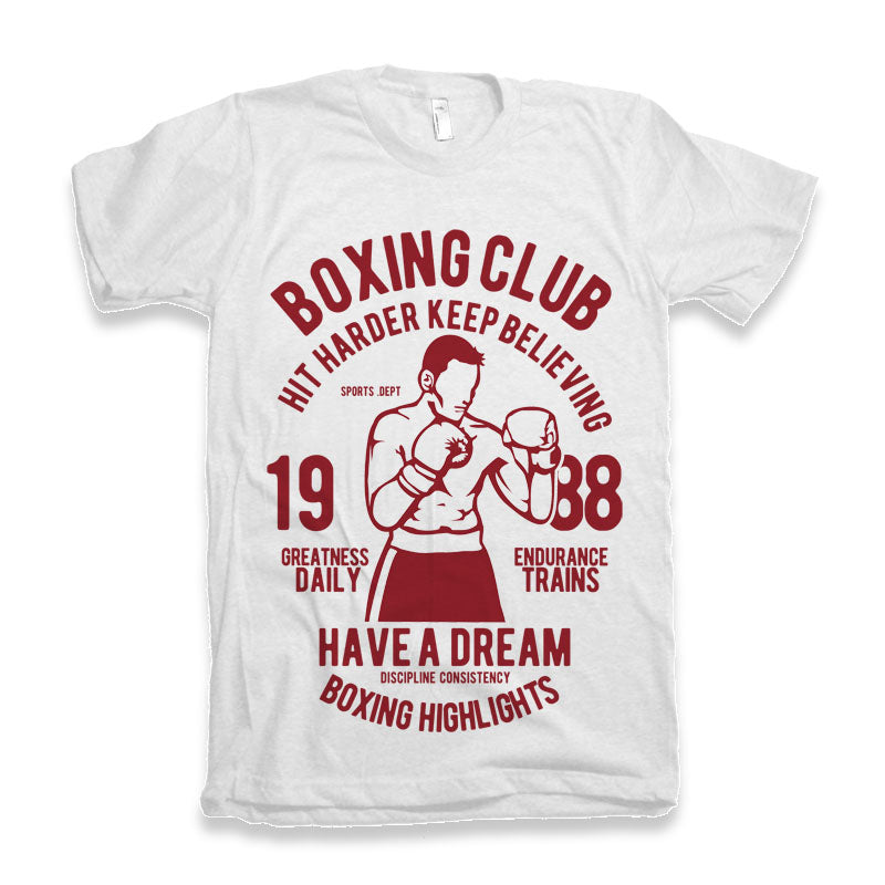 Boxing Club Men's Bamboo Viscose/Organic Cotton Short Sleeve Graphic T-Shirt
