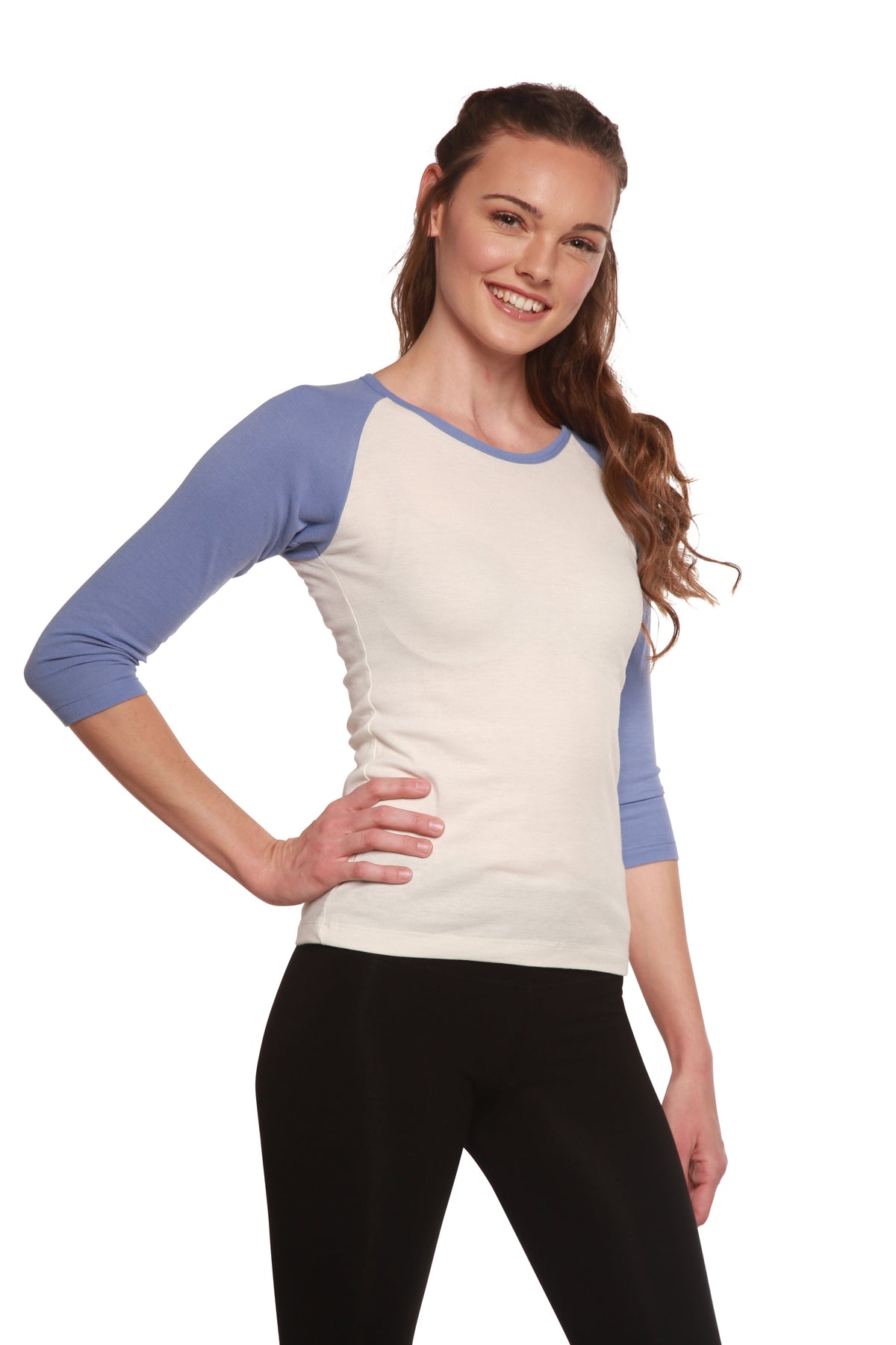 Clearance Women's Bamboo Viscose/Sorona 3/4 Sleeve T-Shirt