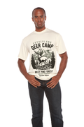 Deer Camp Men's Bamboo Viscose/Organic Cotton Short Sleeve Graphic T-Shirt