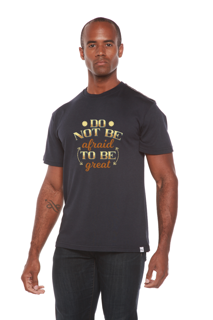Do Not Be To Be Men's Bamboo Viscose/Organic Cotton Short Sleeve  Graphic T-Shirt