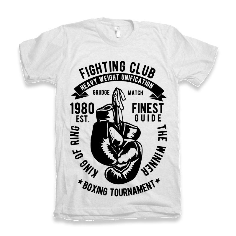 Fighting Club Men's Bamboo Viscose/Organic Cotton Short Sleeve Graphic T-Shirt