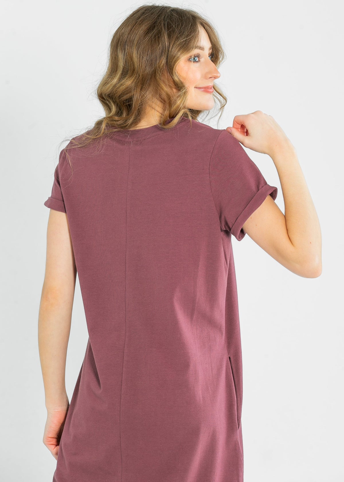 Finley V-neck T-shirt Dress
