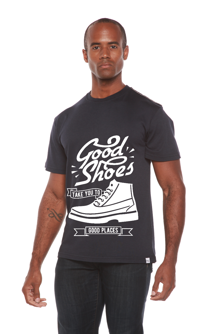 Good Shoes Men's Bamboo Viscose/Organic Cotton Short Sleeve Graphic T-Shirt