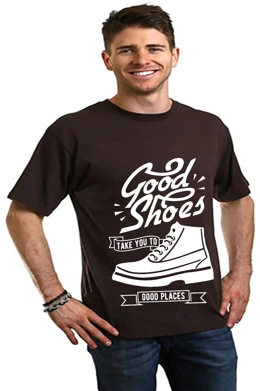 Good Shoes Men's Bamboo Viscose/Organic Cotton Short Sleeve Graphic T-Shirt