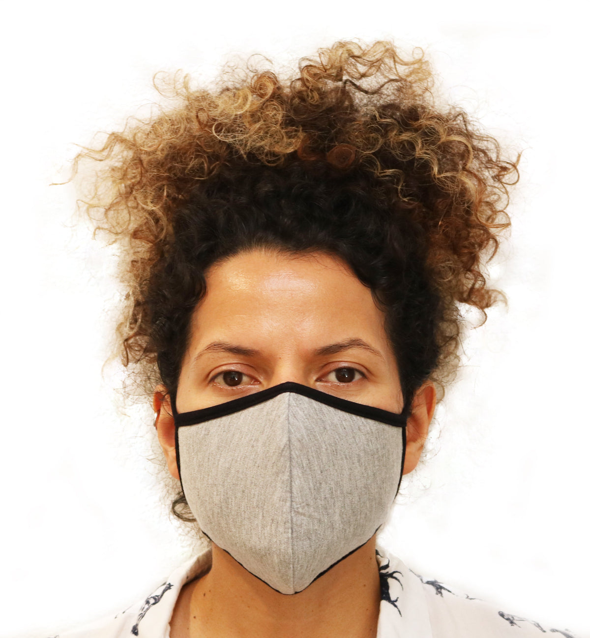 X Large Triple Layer Breathable Bamboo Viscose Face Mask with String Ties