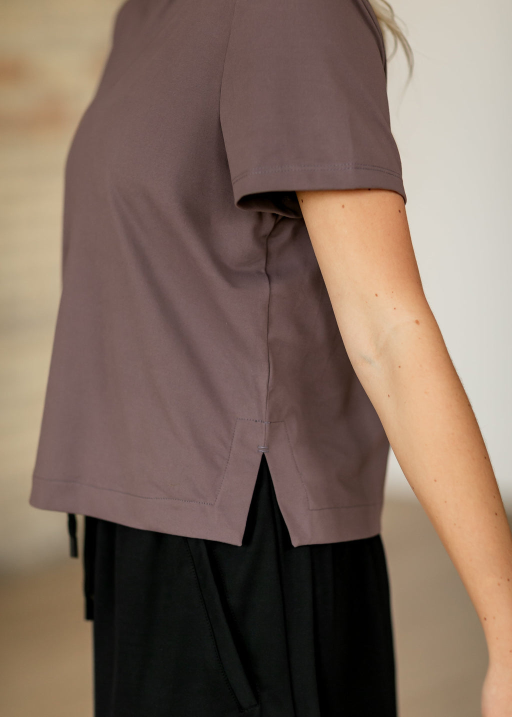 Kia Dusty Mauve Athletic Short Sleeve T-shirt