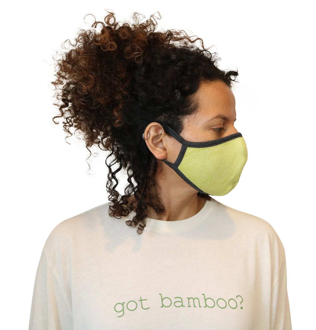 Spun Bamboo Breathable Face Mask - Natural, Silky Soft, Ultra Comfortable